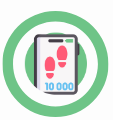 smart steps icon - 2